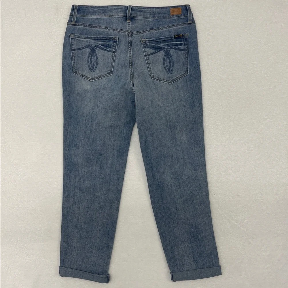 Seven7 Weekend Easy Fit Boyfriend Jeans Sz 6 - Picture 5 of 10
